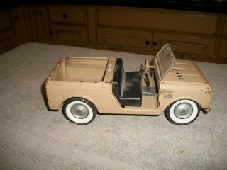 VINTAGE 1960 ' S TRU - SCALE METAL TOY INTERNATIONAL SCOUT VERY GOOD COND 4