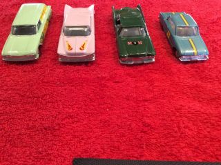 4 Vintage Hubley Rare Cars Chrysler Imperial Ford Falcon,  Buick,  Country Squire 7