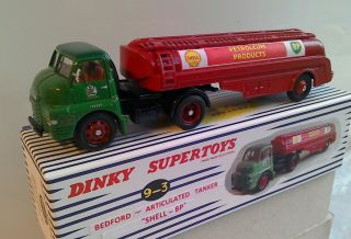 DINKY TOYS BY ATLAS EDITIONS & CORGI,  BEDFORD TANKER ' SHELL - BP ',  (CODE 3) BOXED 5
