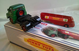 DINKY TOYS BY ATLAS EDITIONS & CORGI,  BEDFORD TANKER ' SHELL - BP ',  (CODE 3) BOXED 7