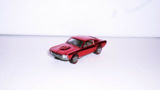 Redline Hot Wheels Red Us Custom Mustang Exc/nm,  Blazing Bright