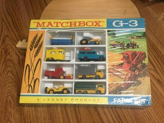 Matchbox Gift Set G - 3 Farm Set In Shrink Wrap Packaging