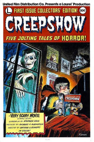 1982 Creepshow Vintage Horror Film Movie Poster Print Style B 24x16 9 Mil Paper