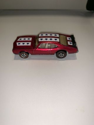 Hot Wheels Redline Olds 442 Rose With Cream Colored Interior Beauty 3