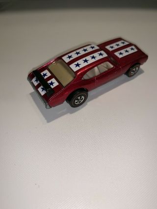 Hot Wheels Redline Olds 442 Rose With Cream Colored Interior Beauty 6