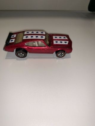 Hot Wheels Redline Olds 442 Rose With Cream Colored Interior Beauty 7