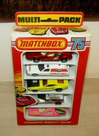 Matchbox Superfast Mulit Pack Mp - 1 Siva Spyder Chrome Band,  Pink Carabo Mib