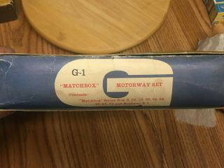 Matchbox Gift Set Motorway M - 1 E - Box ONLY 4