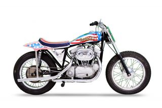 Evel Knievel Harley Davidson Ironhead Vintage Stunt Motorcycle Poster 16x24 9mil