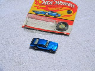 Hot Wheels Redline Olds 442 Blue (OPEN Blister w/plastic button) Check it out 12