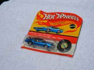 Hot Wheels Redline Olds 442 Blue (open Blister W/plastic Button) Check It Out