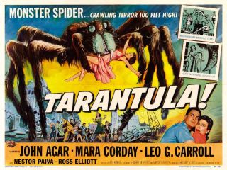 1955 Tarantula Vintage Movie Poster Print Style A 18x24 9mil Paper