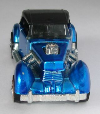 1970 Hot Wheels CLASSIC CORD Redline - Metallic Blue 4