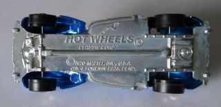 1970 Hot Wheels CLASSIC CORD Redline - Metallic Blue 5