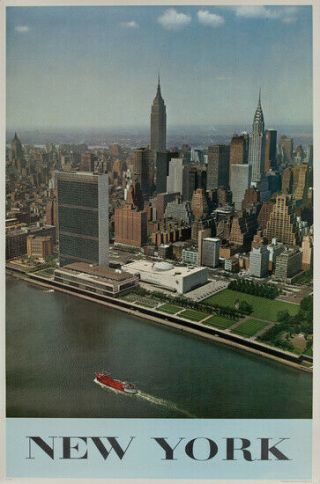 Travel Poster " York " Penn Posters 1960s