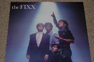 THE FIXX Phantoms Group Pose Poster 1984 Man Merch NM74 2