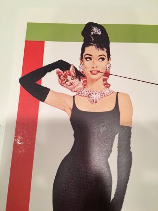 Breakfast at Tiffany ' s Audrey Hepburn Movie poster print 61/262 5