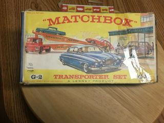 Matchbox Gift Set G2 Transporter set E Box,  plastic inner tray 2
