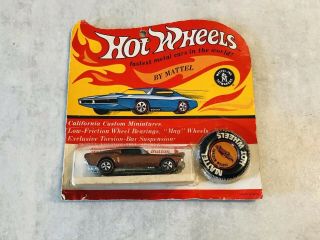Hot Wheels Redline Custom Mustang Copper Blister Pack Bp