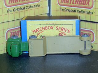 Matchbox Moko Lesney Bedford Low Loader 27 b3 GPW dark grn SC5 NM & crafted box 7