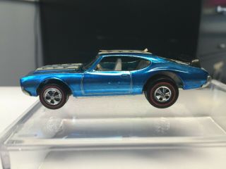 Redline Hotwheels Olds 442,  Blue,  Stars and Wing, 2