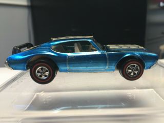 Redline Hotwheels Olds 442,  Blue,  Stars and Wing, 3