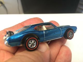 Redline Hotwheels Olds 442,  Blue,  Stars and Wing, 5
