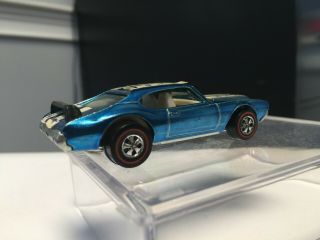 Redline Hotwheels Olds 442,  Blue,  Stars and Wing, 9