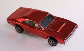 Hot Wheels Redline 1969 Custom Dodge Charger Red 3