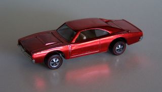 Hot Wheels Redline 1969 Custom Dodge Charger Red 5