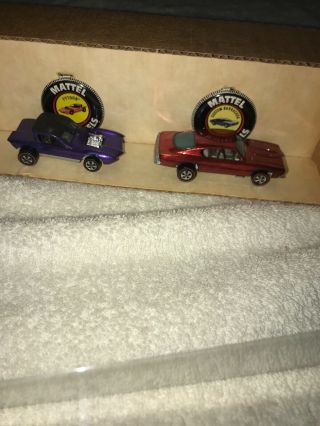 Hot Wheels Redline Charger Double Action Set Red Barracuda Purple Python 4