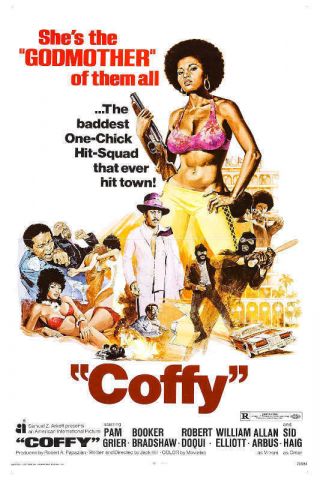 1973 Coffy With Pam Grier Vintage Action Film Movie Poster Print 24x16