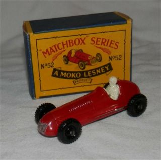 1950s.  Lesney.  Matchbox 52 A Maserati.  Racing Car, .  Indy.  F1.  Bpw.