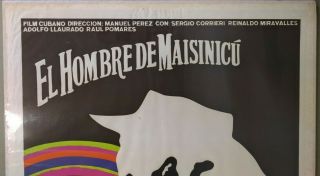 1973 Cuban Silkscreen Poster 