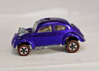 Hot Wheels Redline Custom Volkswagen,  Vw Bug Beetle 1967 Purple Usa