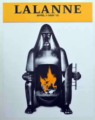1986 22x28 (claude &) Francois - Xavier Les Lalanne Baboon Animals Poster