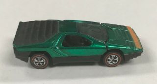 Hot Wheels 1969 Mattel Redline Carabo Green Diecast Metal Toy Car