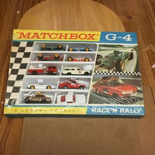 Matchbox G - 4 Race And Rally Set In Shrink Wrap Packaging