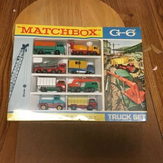 Matchbox Gift Set G - 6 Truck Set In Shrink Wrap Packaging