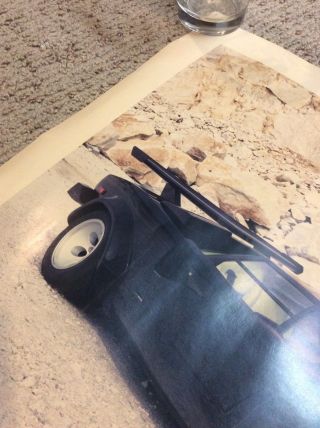 Vintage Countach Lamborghini Poster 1984 Car Garage 3