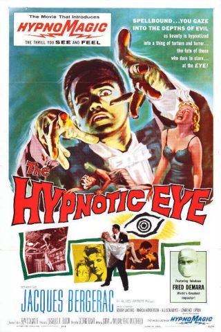 1960 The Hypnotic Eye Vintage Movie Poster Print 36x24 9 Mil Paper