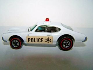 Hot Wheels Redline Olds 442 Police Cruiser 1969 Red Light