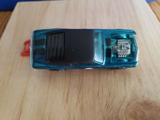 Hot Wheels Redline Aqua / Black Roof / White Interior Mustang Boss Hoss.   8