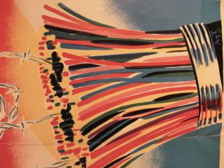 James Rosenquist 1969 gallery exhibition invitation poster lithograph 6