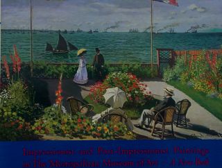 Claude Monet•terrace At Sainte - Adresse•met Museum Of Art Ny•30x33 Rare Poster