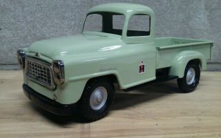 1950s Tru Scale International Pickup Truck Pressed Steel Toy