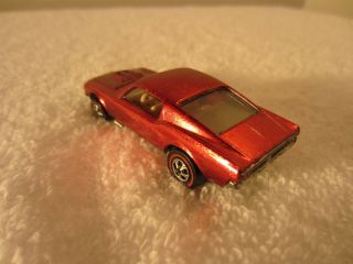 Hot Wheels Redline Custom Mustang - Red With White Interior