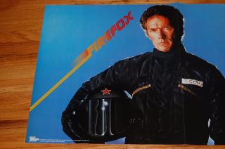 CLINT EASTWOOD FIREFOX 1982 Merchandised Movie Poster Holmes McDougall Pace 2