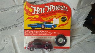Redline Hot Wheels classic cord in unpunched BP no cracks or tears 6