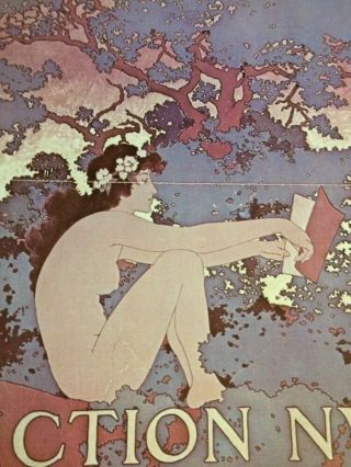 Art Nouveau Poster Print Color By Maxfield Parrish Scribner 